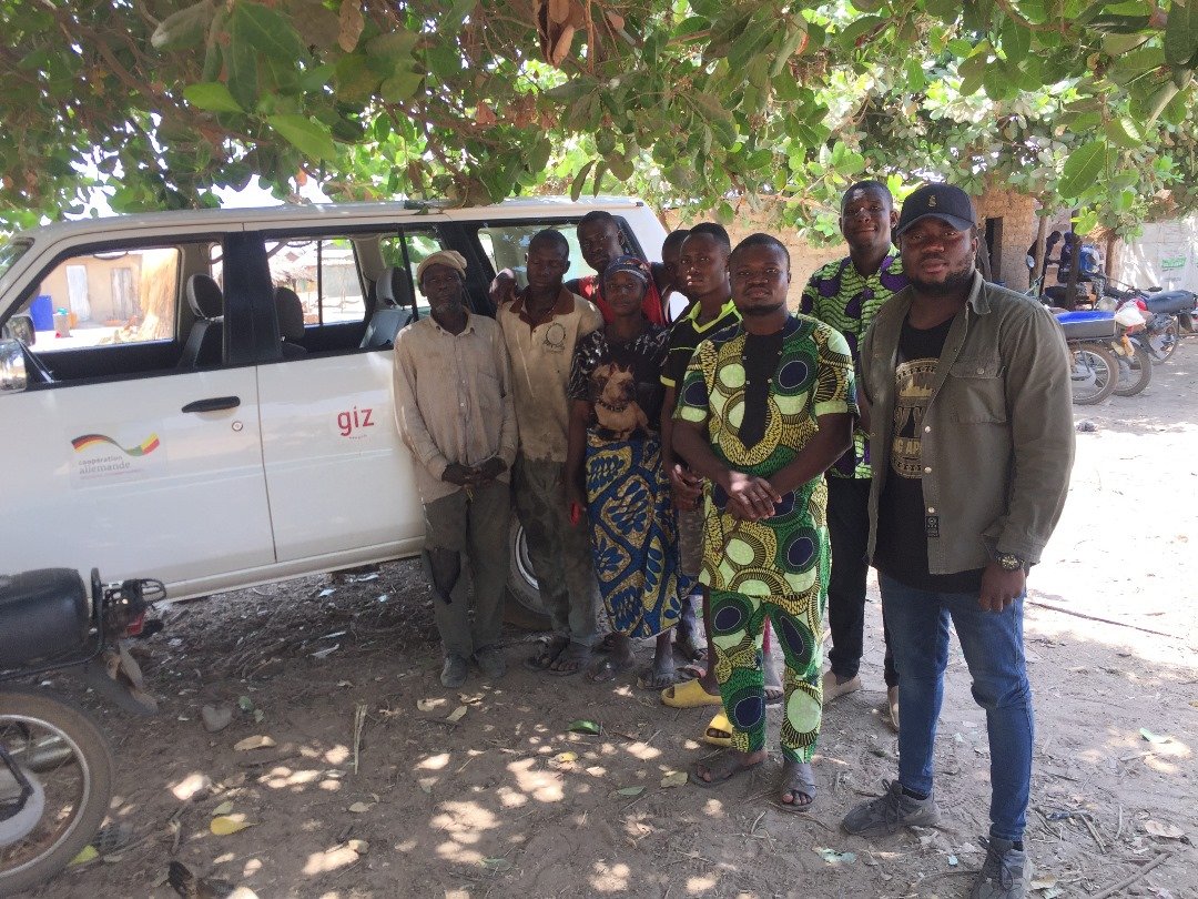 Séance de sensibilisation des producteurs de Soja de la commune de Ouèsse sur l’agriculture biologique