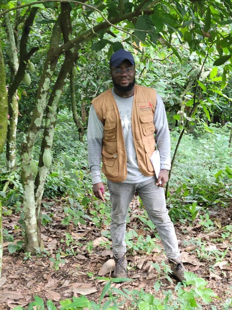 Inspection d’un verger de cacao bio à BADOU au TOGO dans le cadre de la certification biologique (EOS & NOP) d’une coopérative